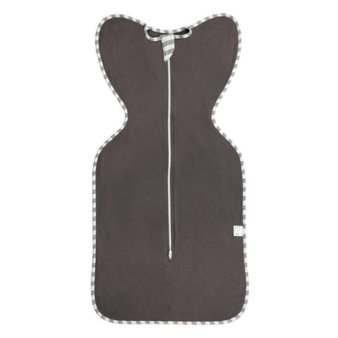 AB01 Cotton Baby Swaddle Zipper Anti-kicking Blanket Infant Sleeping Bag, Size S