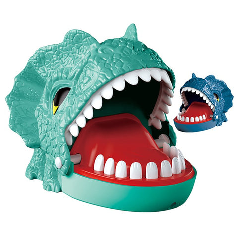 Children Creative Dinosaur Bite Finger Trick Toy Parent-child Interactive Game, Random Color
