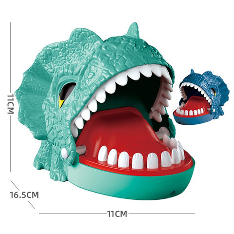 Children Creative Dinosaur Bite Finger Trick Toy Parent-child Interactive Game, Random Color