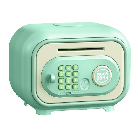 7605 Children Electronic Piggy Bank Smart Fingerprint Automatic Saving Money Box with Key