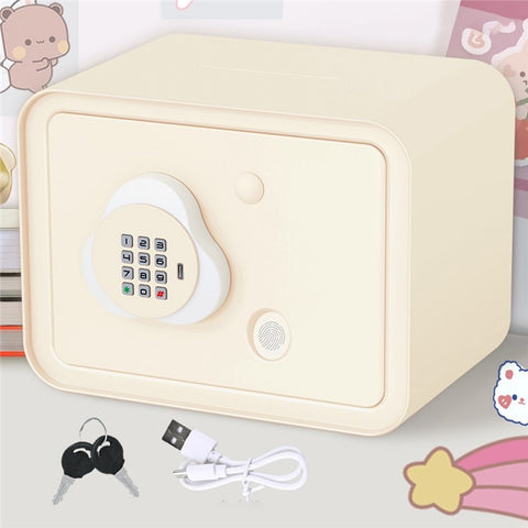 7608 Children Small Safe Piggy Bank Password Money Box Creative Toy
