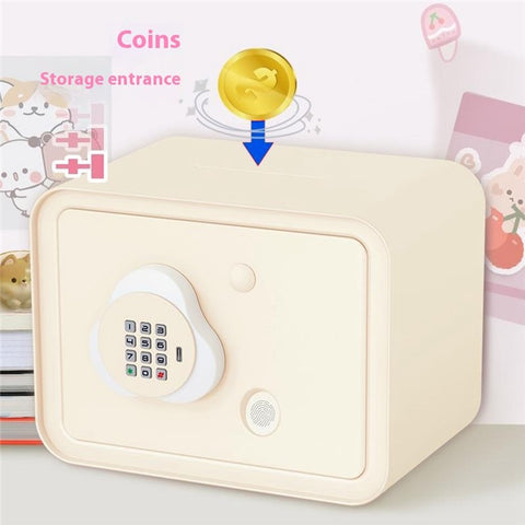 7608 Children Small Safe Piggy Bank Password Money Box Creative Toy