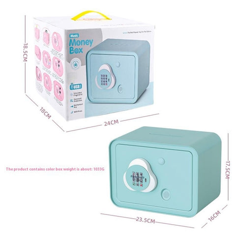 7608 Children Small Safe Piggy Bank Password Money Box Creative Toy