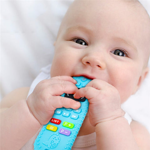 Silicone Baby Teething Toy Early Educational Soothing Infant Teether ST (BPA Free, FDA & CPC Certified)