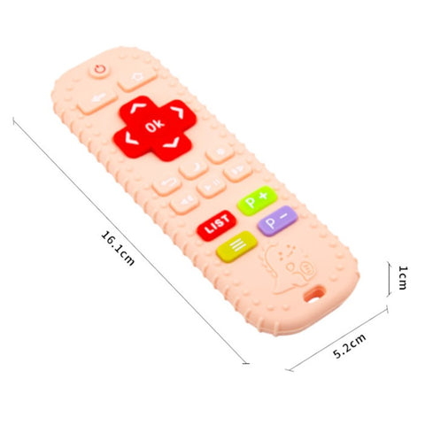 Silicone Baby Teething Toy Early Educational Soothing Infant Teether ST (BPA Free, FDA & CPC Certified)