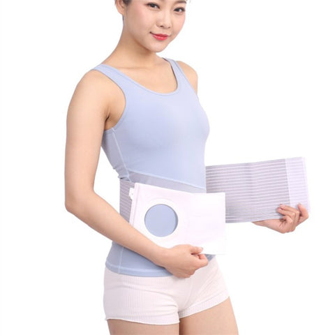 Postoperative Ostomy Belt Elastic Ostomy Hernia Support Band with Stoma Opening