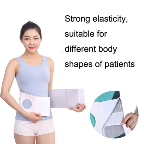 Postoperative Ostomy Belt Elastic Ostomy Hernia Support Band with Stoma Opening