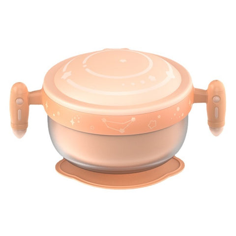 HOGOKIDS 400ml Injection Hot Water Insulation Kids Warm Tableware Food Warming Bowl ST (BPA Free, No FDA Certificate)