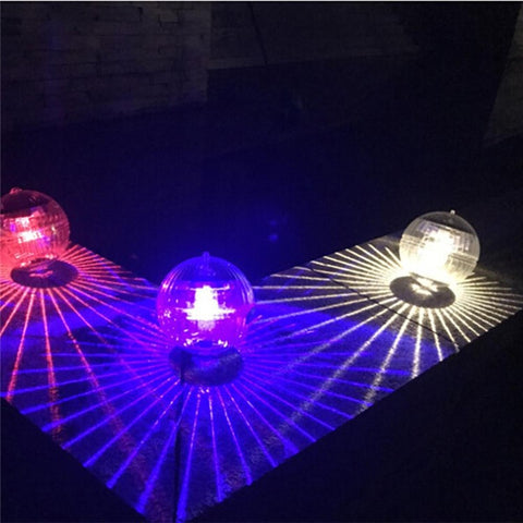 Color Changing Outdoor Waterproof Pond Hydro Garden Floating Ball Lamp LED Underwater Night Light