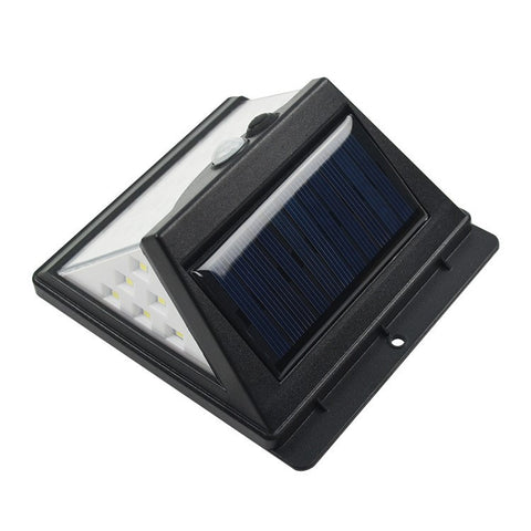 Three-sided 40-LED Solar Lamps Solar Wall Light Outdoor Motion Sensor Waterproof Solar Porch Light, 1200mAh