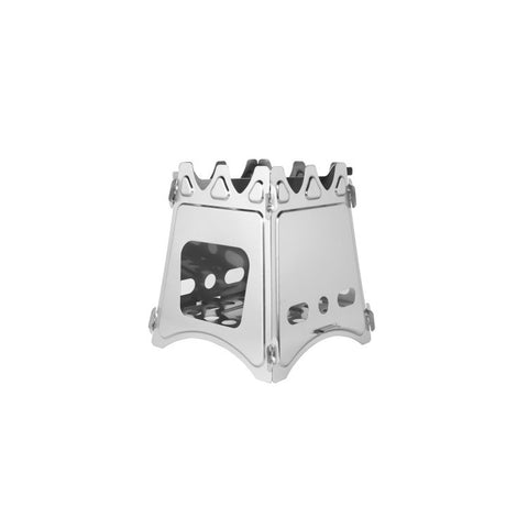 WS009M Portable Wood Cooking Stove Detachable Outdoor 304 Stainless Steel Stove