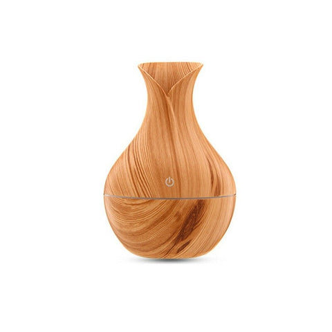 Car Vehicle Wood Skin Oil Aroma Diffuser Ultrasonic Air Purifier Aromatherapy Humidifier