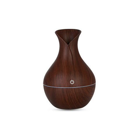 Car Vehicle Wood Skin Oil Aroma Diffuser Ultrasonic Air Purifier Aromatherapy Humidifier