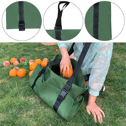 Multi-purpose Harvest Garden Apron Fruit Picking Bag, Size: 50 x 80cm