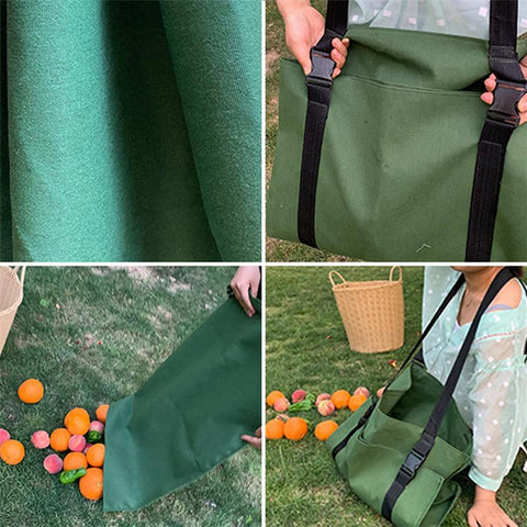 Multi-purpose Harvest Garden Apron Fruit Picking Bag, Size: 50 x 80cm