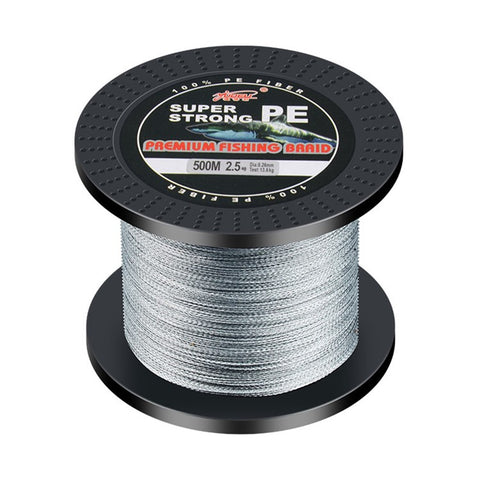 YUDELI 500m Powerful Fishing Line 4 Strands Braided PE Saltwater Fishing Line