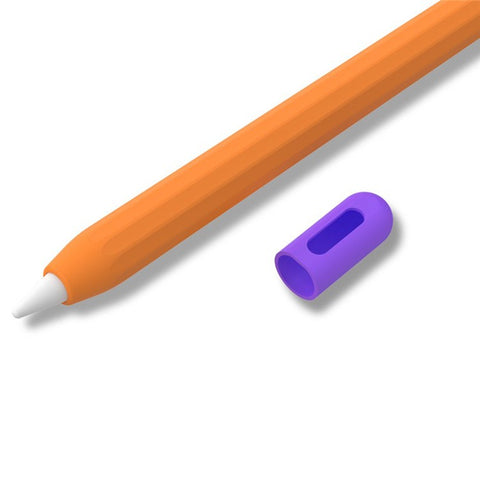 For Apple Pencil (2nd Generation) / (1st Generation) Silicone Sleeve Case Two-Tone Design Protective Stylus Cover