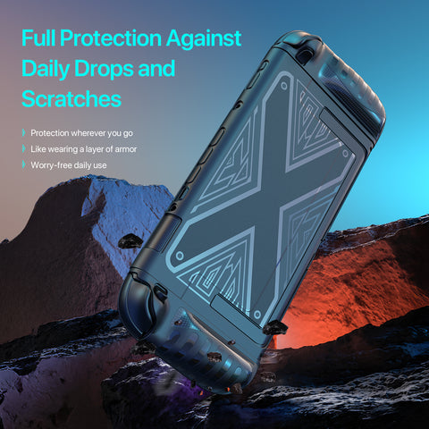 DUX DUCIS For Nintendo Switch 2 Grip Case  Slim PC + TPU Case Protectors with X-Shaped Pattern