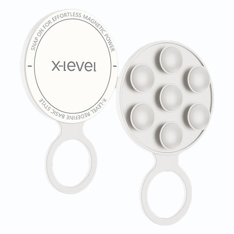 X-LEVEL Silicone Suction Cup Magnetic Phone Mount Holder Strong Magnet Hands-Free