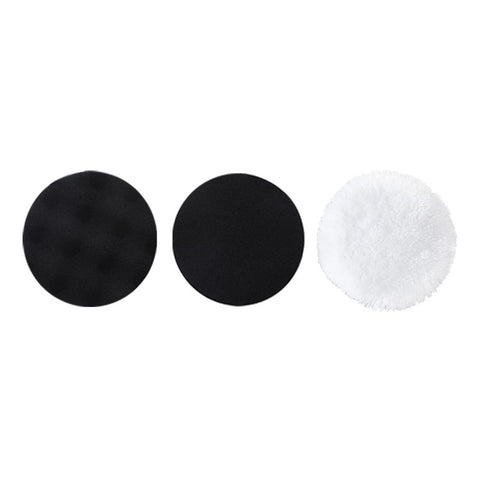 BASEUS New Power Cordless Electric Polisher Polishing Plate Pad Accessories Set (Flat Pad+Waffle Pad+Wool Pad)