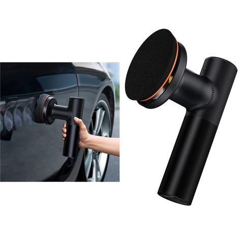 BASEUS New Power Cordless Electric Polisher with Flat Foam Pad + Waffle Foam Pad + Wool Pad + Type-C Charging Cable