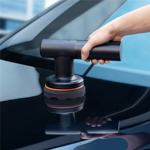 BASEUS New Power Cordless Electric Polisher with Flat Foam Pad + Waffle Foam Pad + Wool Pad + Type-C Charging Cable