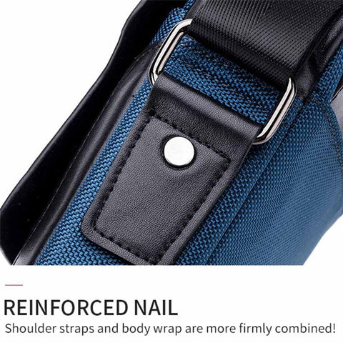 BULLCAPTAIN 999 Cowhide Leather Messenger Bag Zipped Pockets Crossbody Purse Bag for Work Business Travel