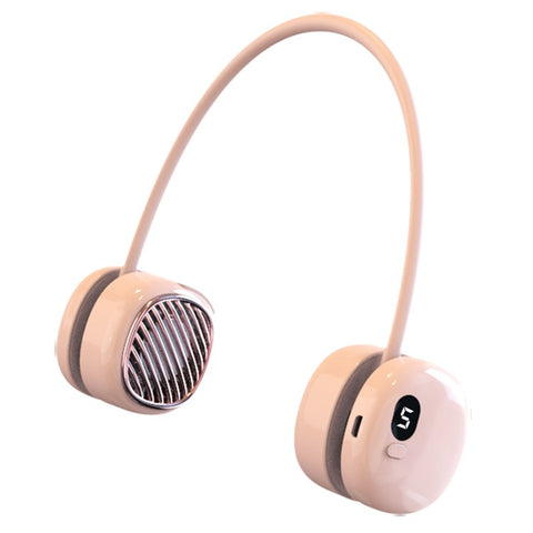 L21 Portable Rechargeable Hanging Neck Mini Cooling Fan 5 Wind Speeds Summer Fan Cooler
