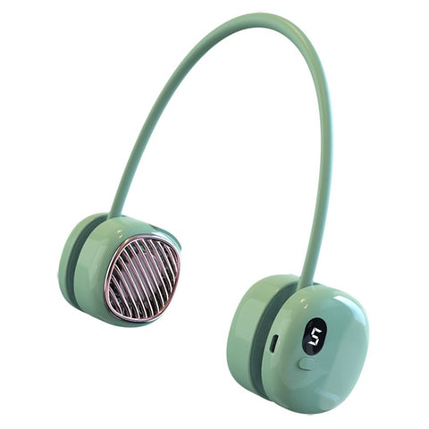 L21 Portable Rechargeable Hanging Neck Mini Cooling Fan 5 Wind Speeds Summer Fan Cooler
