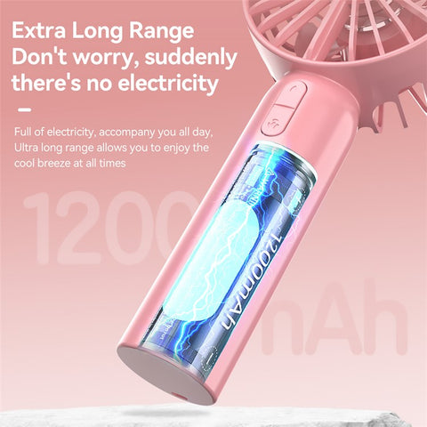 Mini18 Three Speeds Silent Summer Cooling Fan Nano Spray Mini Handheld Fan