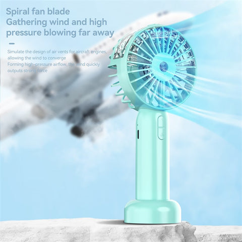 Mini18 Three Speeds Silent Summer Cooling Fan Nano Spray Mini Handheld Fan