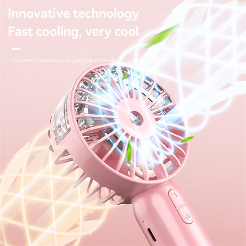 Mini18 Three Speeds Silent Summer Cooling Fan Nano Spray Mini Handheld Fan