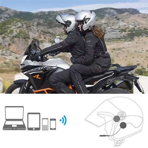 MH02 Motor Wireless Bluetooth-compatible 4.0 Handsfree Headset Motorcycle Helmet Speaker