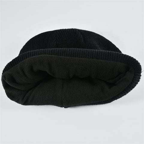 Bluetooth-compatible Headphones Winter Hat Warm Music Hat with Mic Gloves Wireless Headphone