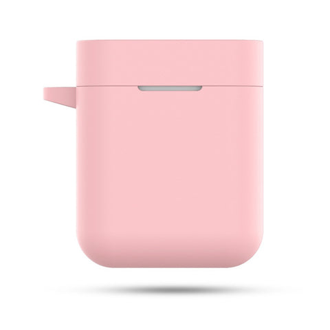 Soft Silicone Shockproof Case with Carabiner for Xiaomi Mi Air TWS Bluetooth-compatible Headset