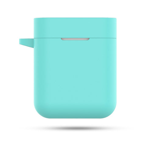 Soft Silicone Shockproof Case with Carabiner for Xiaomi Mi Air TWS Bluetooth-compatible Headset