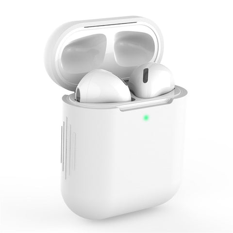 Silicone Bluetooth-compatible Earphone Charging Case Cover Protective Case for Apple AirPods with Charging Case (2019)/with Wireless Charging Case (2019)/with Charging Case (2016)