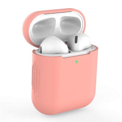 Silicone Bluetooth-compatible Earphone Charging Case Cover Protective Case for Apple AirPods with Charging Case (2019)/with Wireless Charging Case (2019)/with Charging Case (2016)