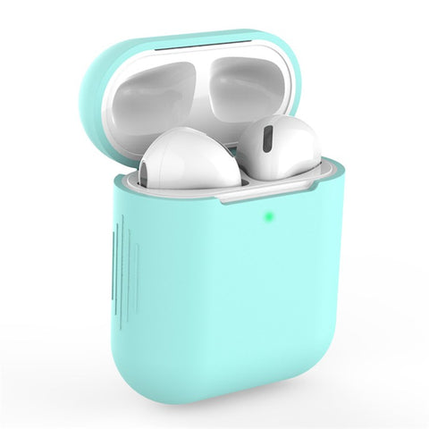Silicone Bluetooth-compatible Earphone Charging Case Cover Protective Case for Apple AirPods with Charging Case (2019)/with Wireless Charging Case (2019)/with Charging Case (2016)