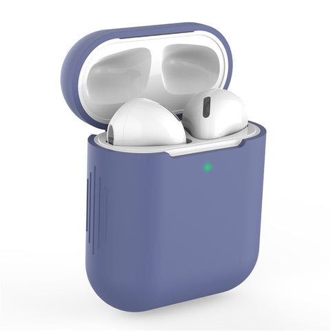 Silicone Bluetooth-compatible Earphone Charging Case Cover Protective Case for Apple AirPods with Charging Case (2019)/with Wireless Charging Case (2019)/with Charging Case (2016)