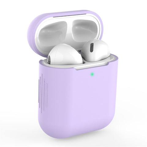 Silicone Bluetooth-compatible Earphone Charging Case Cover Protective Case for Apple AirPods with Charging Case (2019)/with Wireless Charging Case (2019)/with Charging Case (2016)
