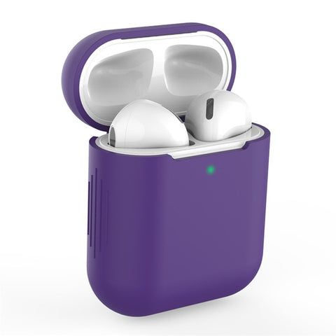 Silicone Bluetooth-compatible Earphone Charging Case Cover Protective Case for Apple AirPods with Charging Case (2019)/with Wireless Charging Case (2019)/with Charging Case (2016)