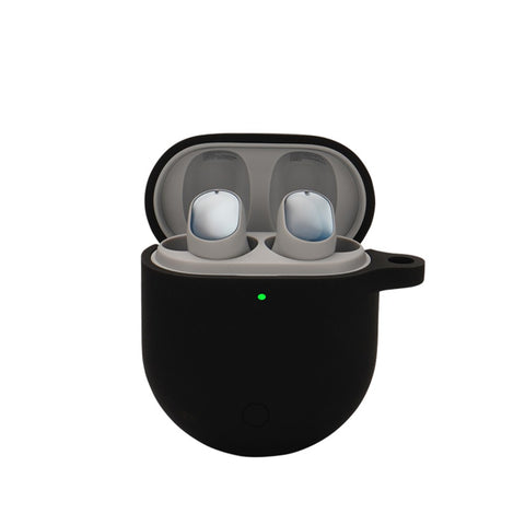 Bluetooth-compatible Earphone Protective Case Soft Silicone Cover with Hanging Buckle for Xiaomi Redmi AirDots 3 Pro