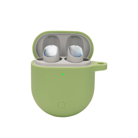 Bluetooth-compatible Earphone Protective Case Soft Silicone Cover with Hanging Buckle for Xiaomi Redmi AirDots 3 Pro