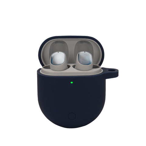 Bluetooth-compatible Earphone Protective Case Soft Silicone Cover with Hanging Buckle for Xiaomi Redmi AirDots 3 Pro