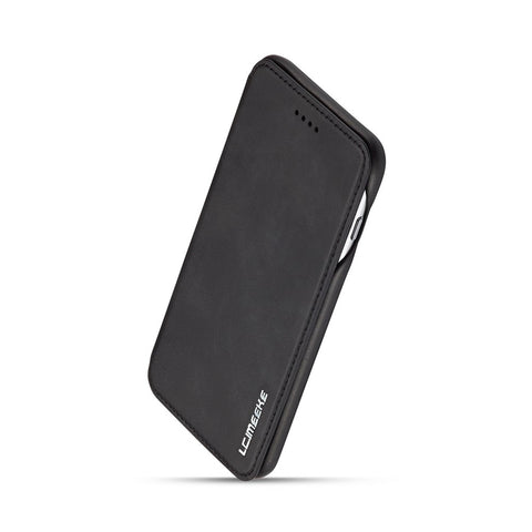 LC.IMEEKE for iPhone 6s Plus/6 Plus Retro Style Leather Card Holder Stand Shell