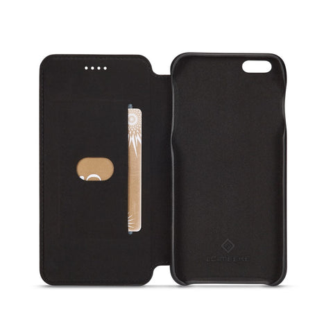 LC.IMEEKE for iPhone 6s Plus/6 Plus Retro Style Leather Card Holder Stand Shell