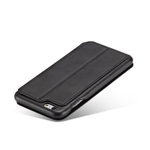 LC.IMEEKE for iPhone 6s Plus/6 Plus Retro Style Leather Card Holder Stand Shell