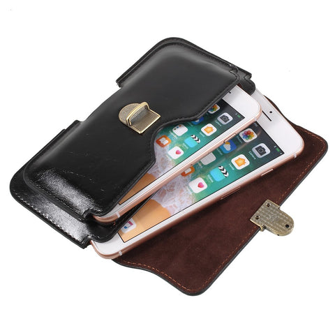 PU Leather Protection Wallet Phone Case for Samsung Galaxy Note 8 / S9+ / S8+ Etc.