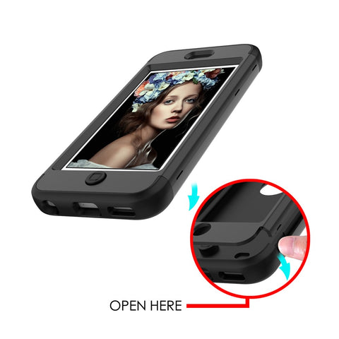 Anti-dust Detachable Shock Proof Protective Silicone + PC Combo Shell for iPod Touch (2019) / Touch 6